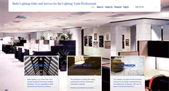 Desktop Screenshot of bellelighting.com